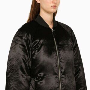 Loulou Studio Lafu Oversized Velvet Bomber Jacket
